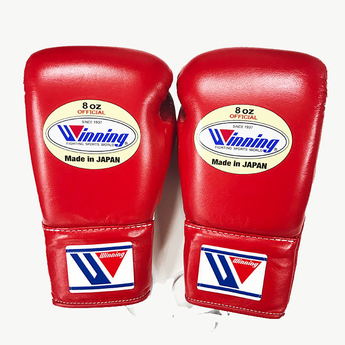 ボクシンググローブ Winning ウイニング プロ試合用 8oz 紐式 Winning