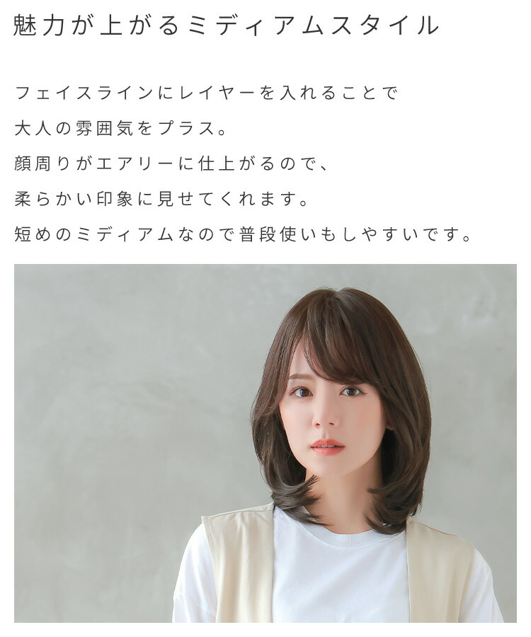 楽天市場】【返品保証あり】 Sサイズ Mサイズ ウィッグ 人毛ミックス
