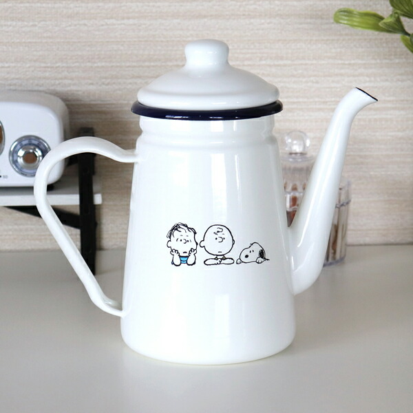 楽天市場】ポット スヌーピー ブレイクタイム ホーローカフェポット