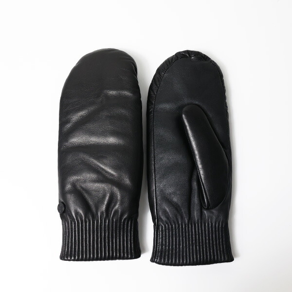 楽天市場】CANADA GOOSE カナダグース Leather Rib Luxe Mitt 手袋