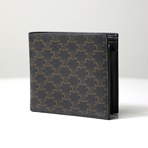 楽天市場】CELINE セリーヌ Triomphe Canvas Bi-Fold Wallet