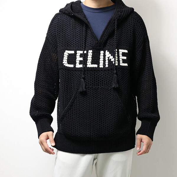 楽天市場】CELINE セリーヌ Crocheted Cotton Oversized Baja クロシェ