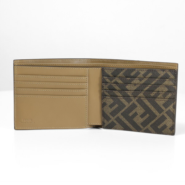 楽天市場】FENDI フェンディ FF Logo Bi-Fold Wallet 折りたたみ財布