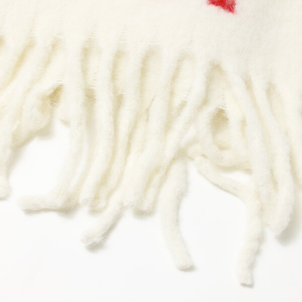 Ami Paris アミパリス マフラー 白 ホワイトマフラー AMI PARIS