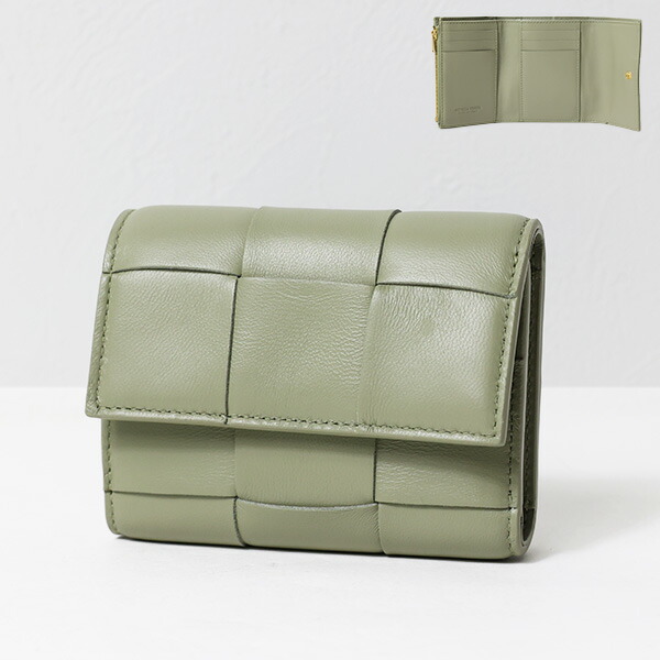 楽天市場】BOTTEGA VENETA ボッテガヴェネタ CASSETTE TRI-FOLD WALLET