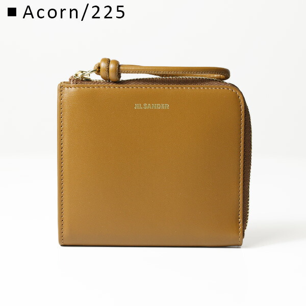 JIL SANDER ベージュ L字二つ折り財布 JIL SANDER ベージュ L字二