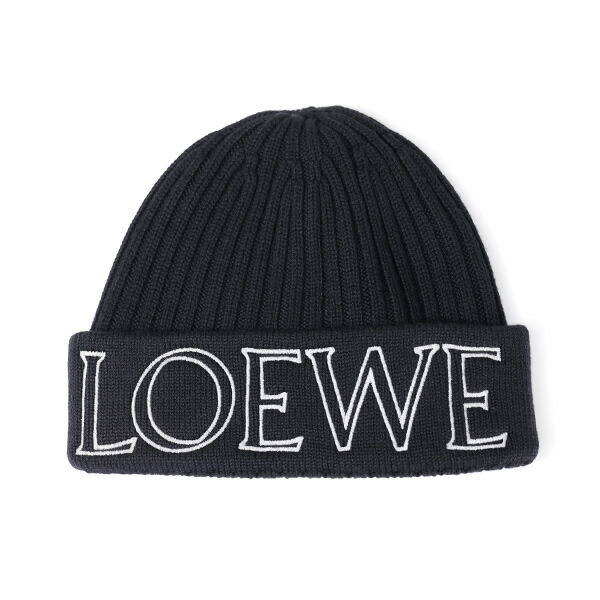 楽天市場】LOEWE ロエベ Wool Beanie ニット帽 ウール ビーニー