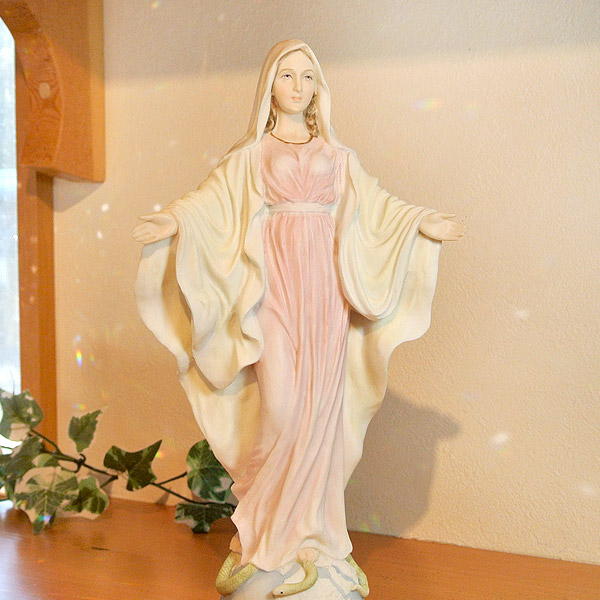 ♥値下げ！マリア様 マリア像 ガラス工芸 キリスト教 アンティーク