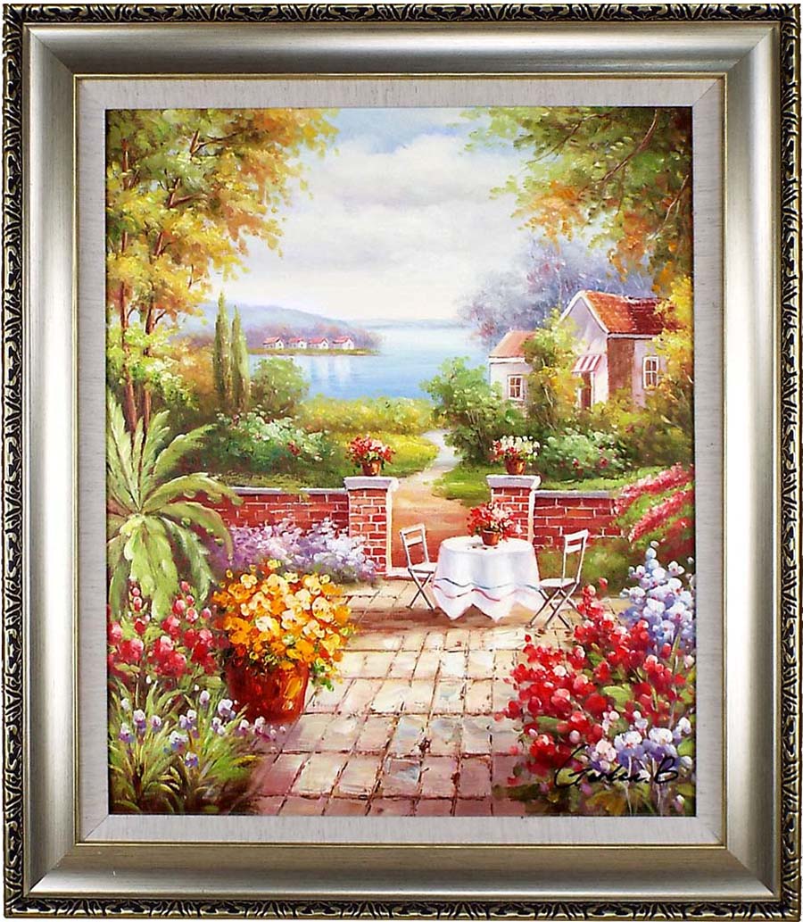 楽天市場】海の絵 絵画 油絵 アートパネル開業祝い 開院祝い「癒しの庭