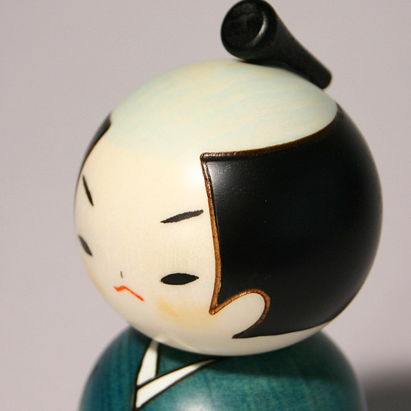 楽天市場】こけし 「サムライ」 c290 侍 創作こけし 置物 木製 お土産