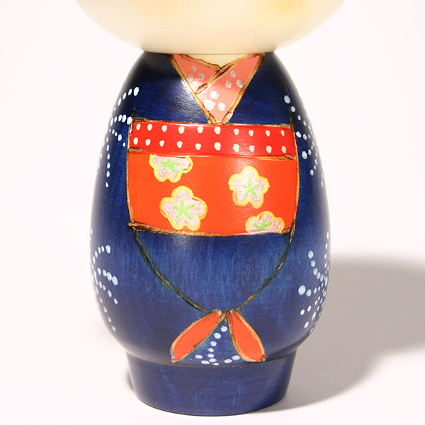 楽天市場】こけし 「ごきげん」 c273 創作こけし 置物 木製 お土産