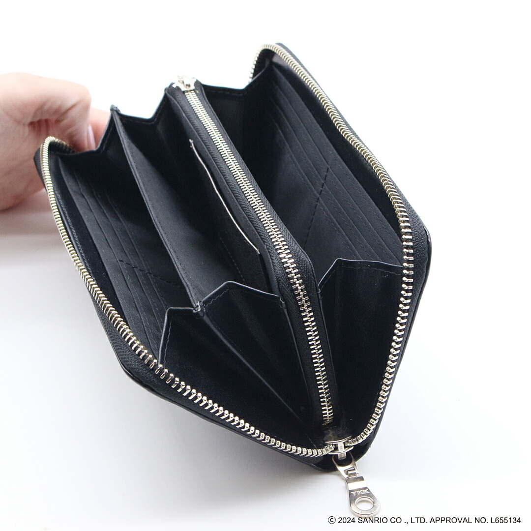 楽天市場】【サンリオキャラクターズ】KUROMI クロミ 本革 ラウンド長