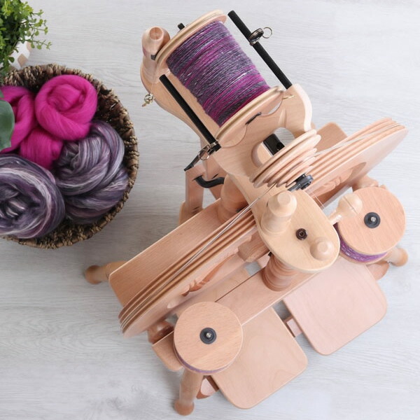 楽天市場】アシュフォード トラベラー3紡毛機 白木【紡ぎ車 紡ぎ 染め