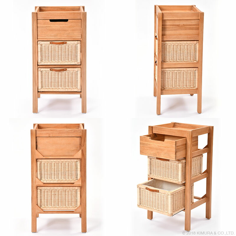 楽天市場】アジアン家具 チェスト 収納 キャビネット シェルフ ラック