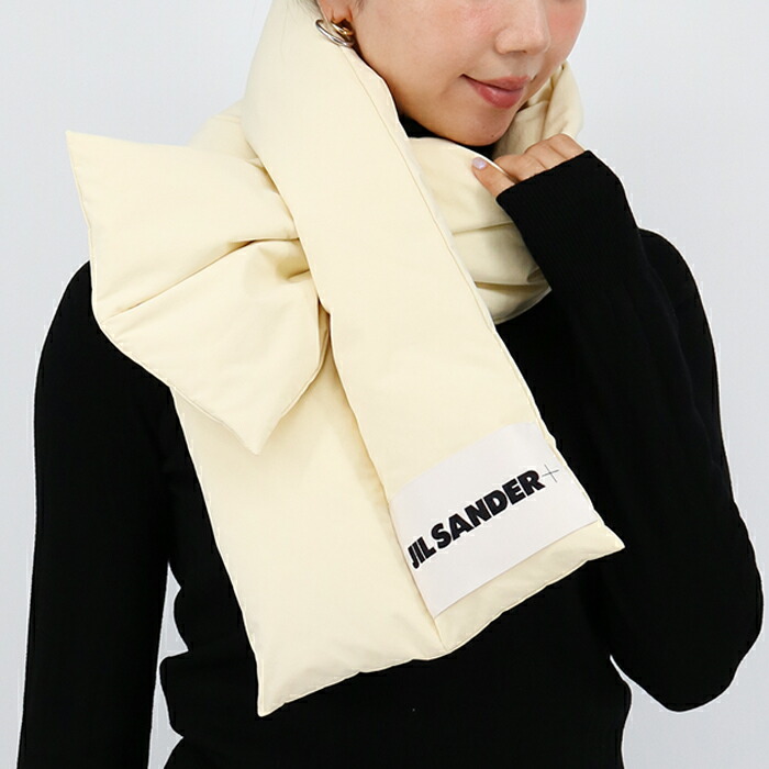 楽天市場】JIL SANDER+ ジルサンダープラス ダウンマフラー J47TE0001