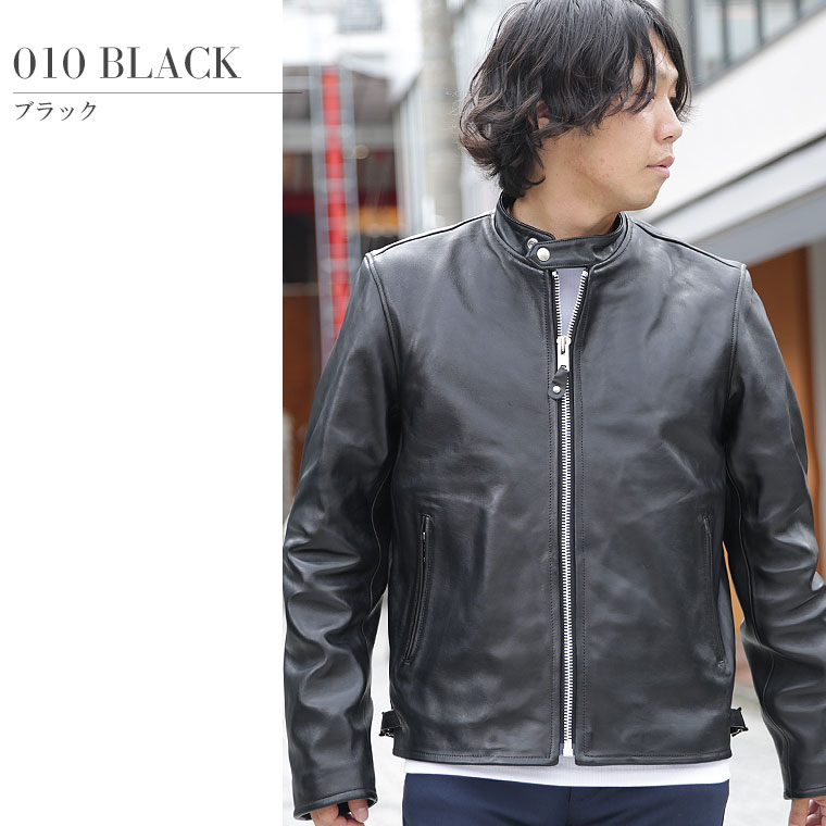 Schott ショットUSAゴーストスカルバックハンドペイントシングル