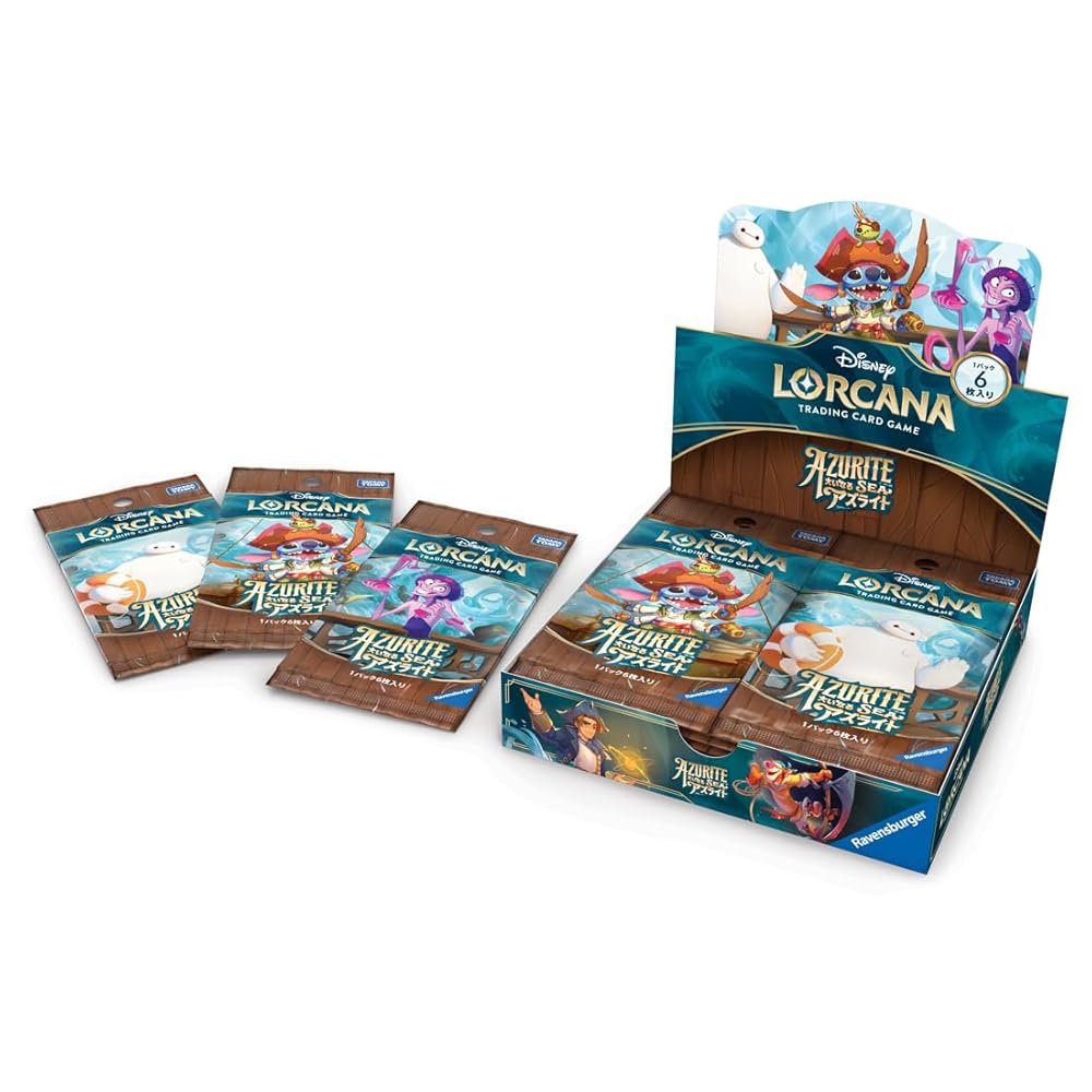 ディズニー LORCANA 3BOX 新品未開封、シュリンク付き Disney LORCANA