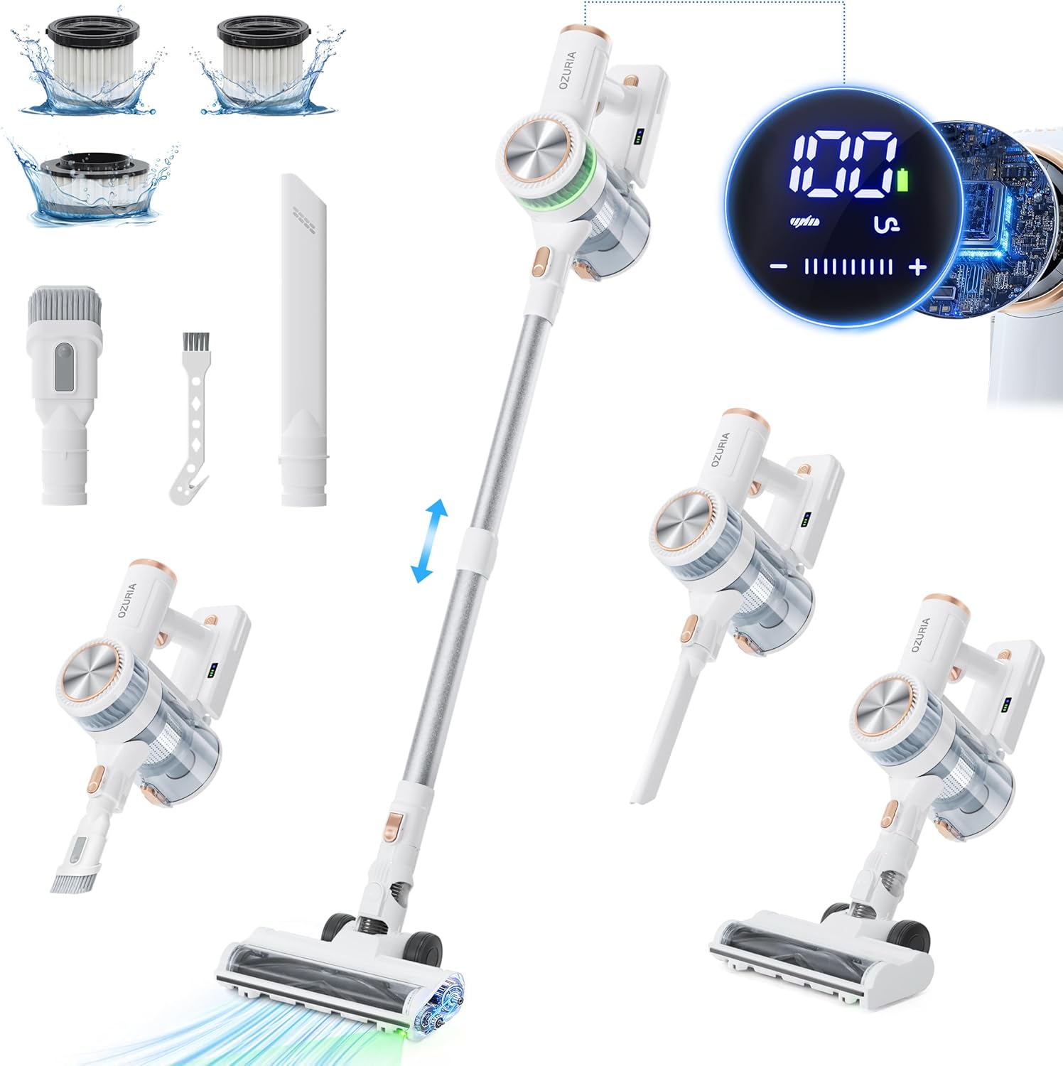 楽天市場】75KPaの圧倒的吸引力！掃除機 コードレス 75000pa 強力吸引