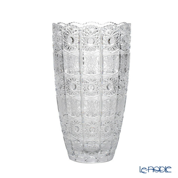 チェコ ボヘミア花瓶【シフロフ】vase28cm チェコ ボヘミア花瓶