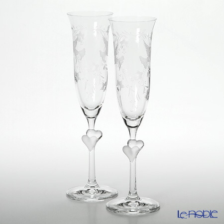 マイセン クリスタルシャンパングラス 高さ22.5㎝ 東Y7-1128☆1F