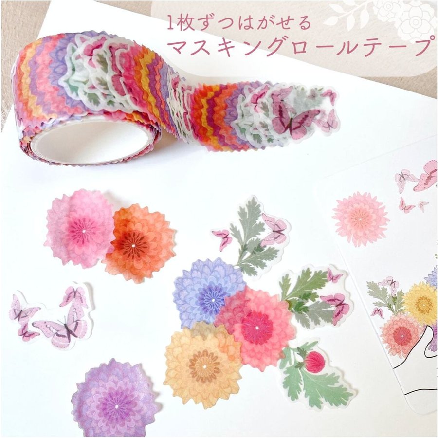 楽天市場】1枚ずつはがせる【マスキングロールテープ】 200枚