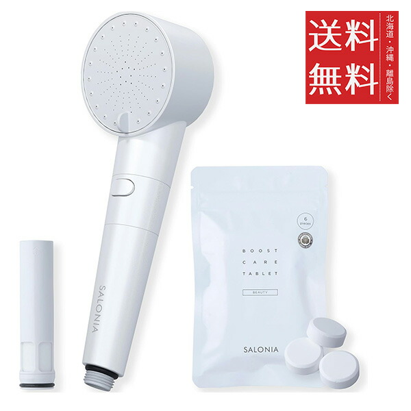 楽天市場】SALONIA サロニア シャワーヘッド ファインバブルクリア