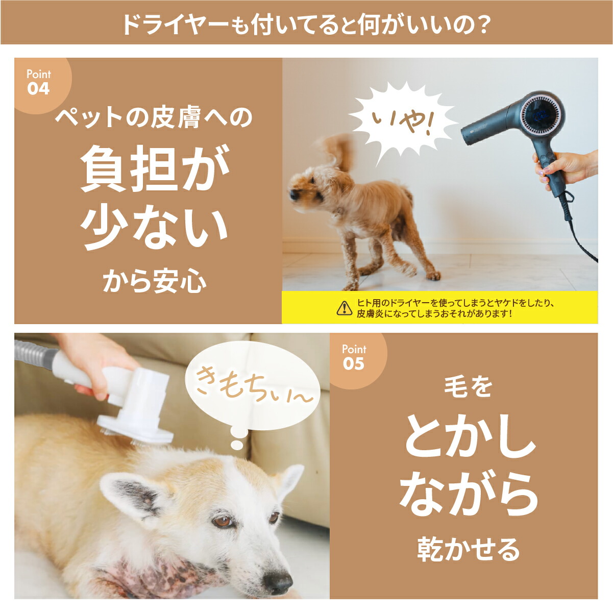 楽天市場】楽天1位！【 ドライヤー 付】 グルーミング掃除機 犬