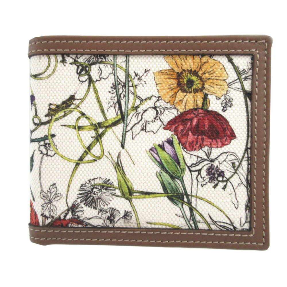 楽天市場】gucci 財布 二つ折り フローラの通販