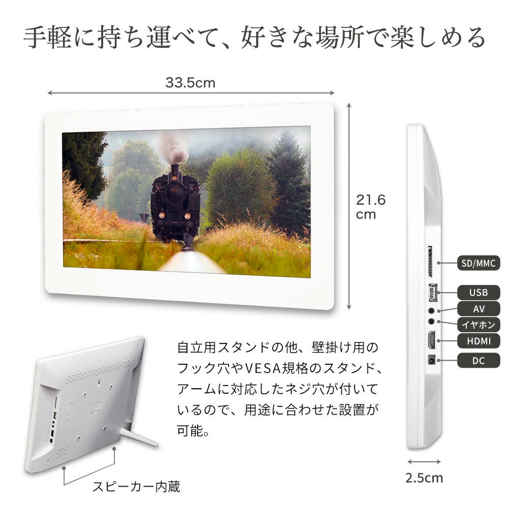 モバイルモニター 13.9インチ 4K IPSディスプレイ ポータブルモニター