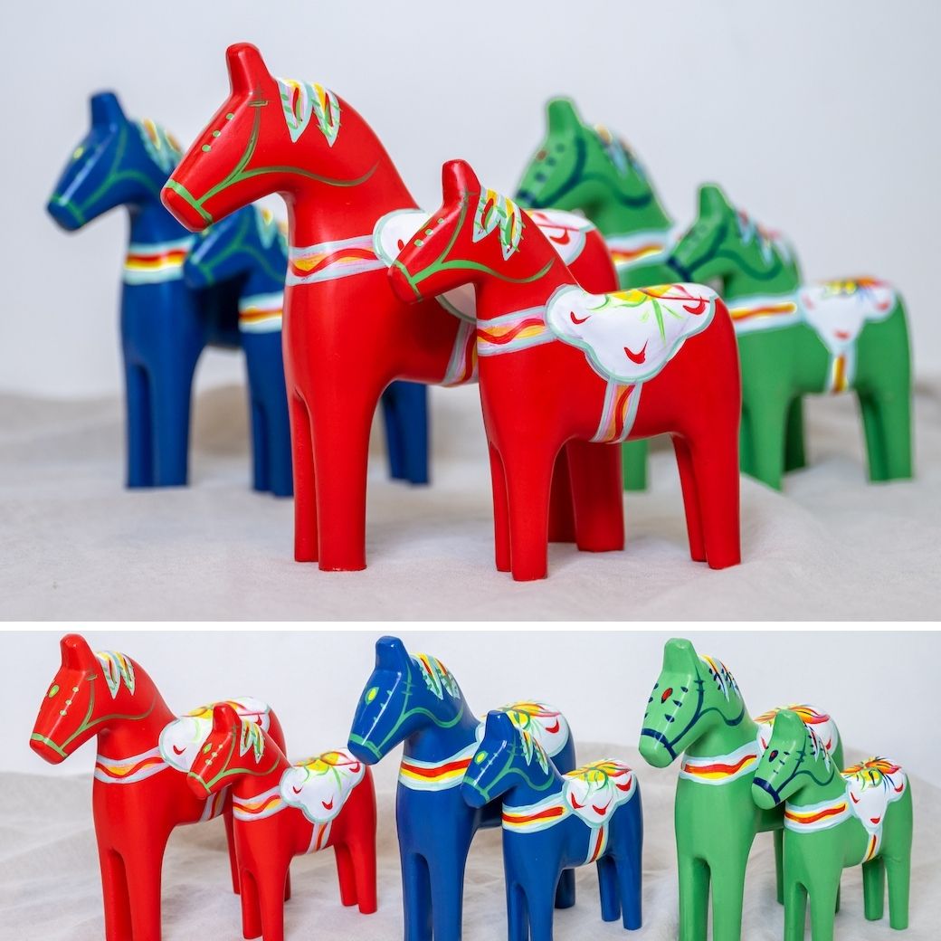 楽天市場】ダーラナホース ダーラへスト 大 小 2個セット 北欧 北欧