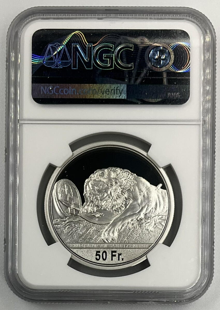 楽天市場】2021年 スイス 現代射撃祭 ルツェルン 50フラン 銀貨 NGC社