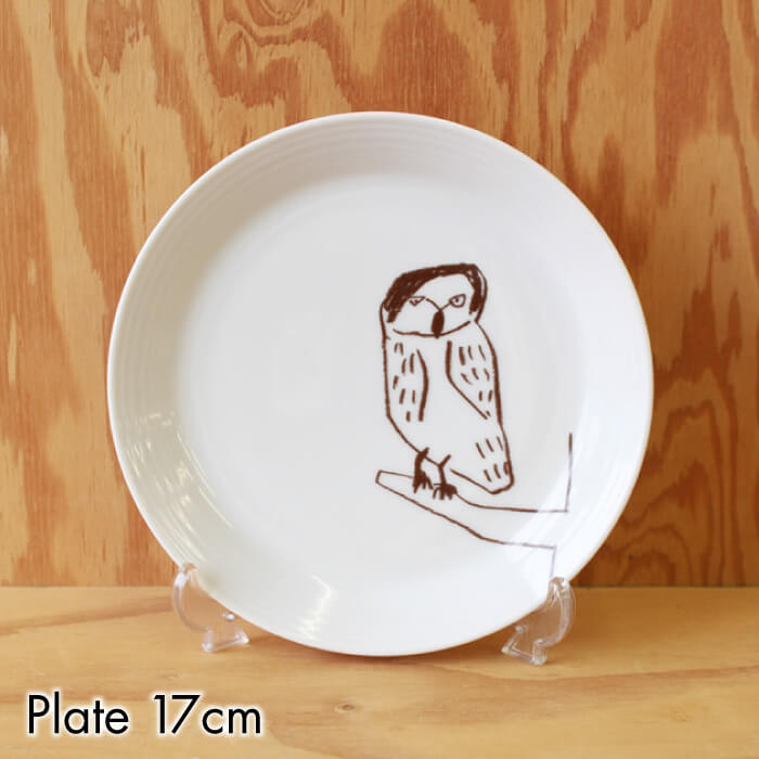 楽天市場】お皿 おしゃれ 樋口たつの デザイン お食事 プレート 17cm