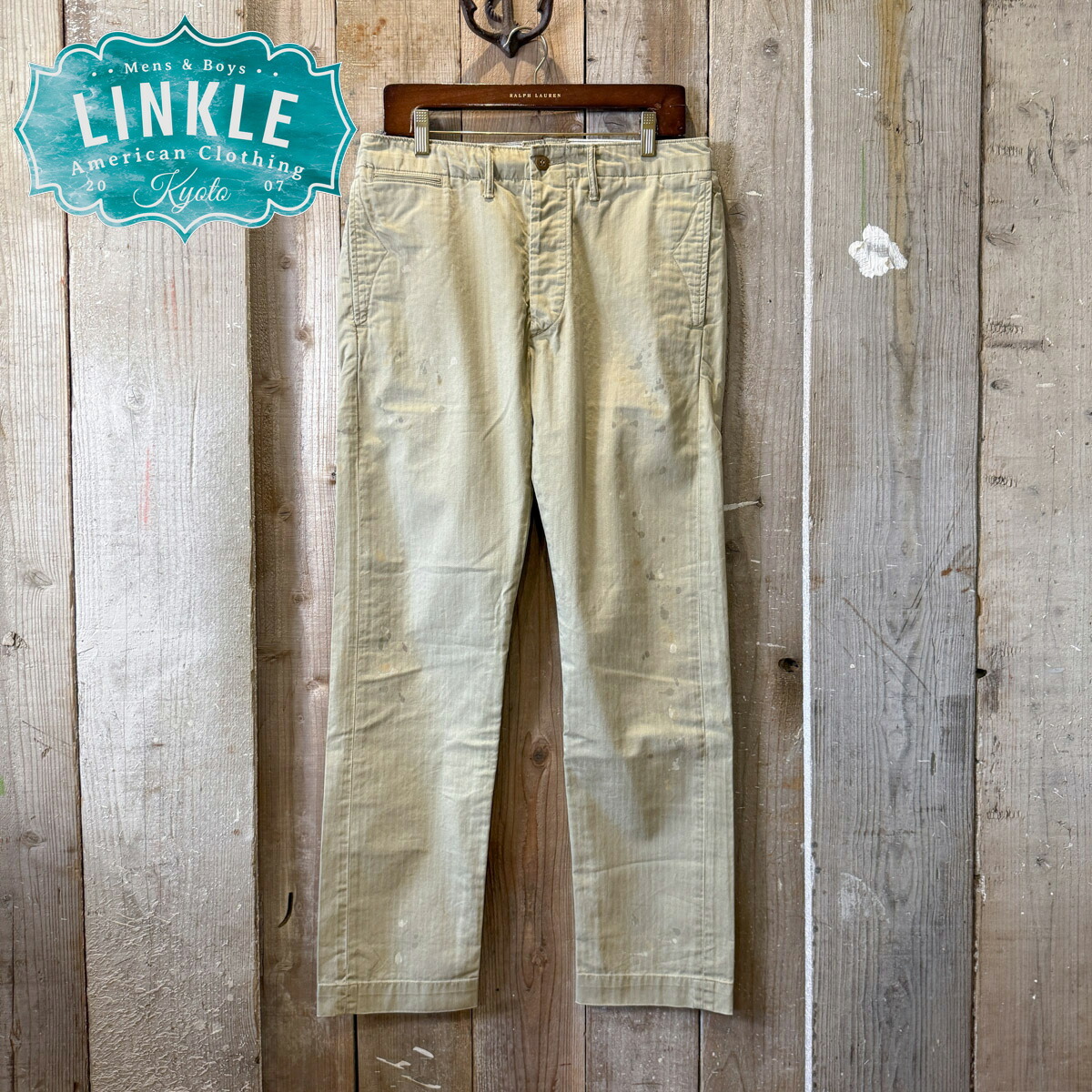 楽天市場】RRL(ダブルアールエル ラルフローレン)ヘリンボーン チノ