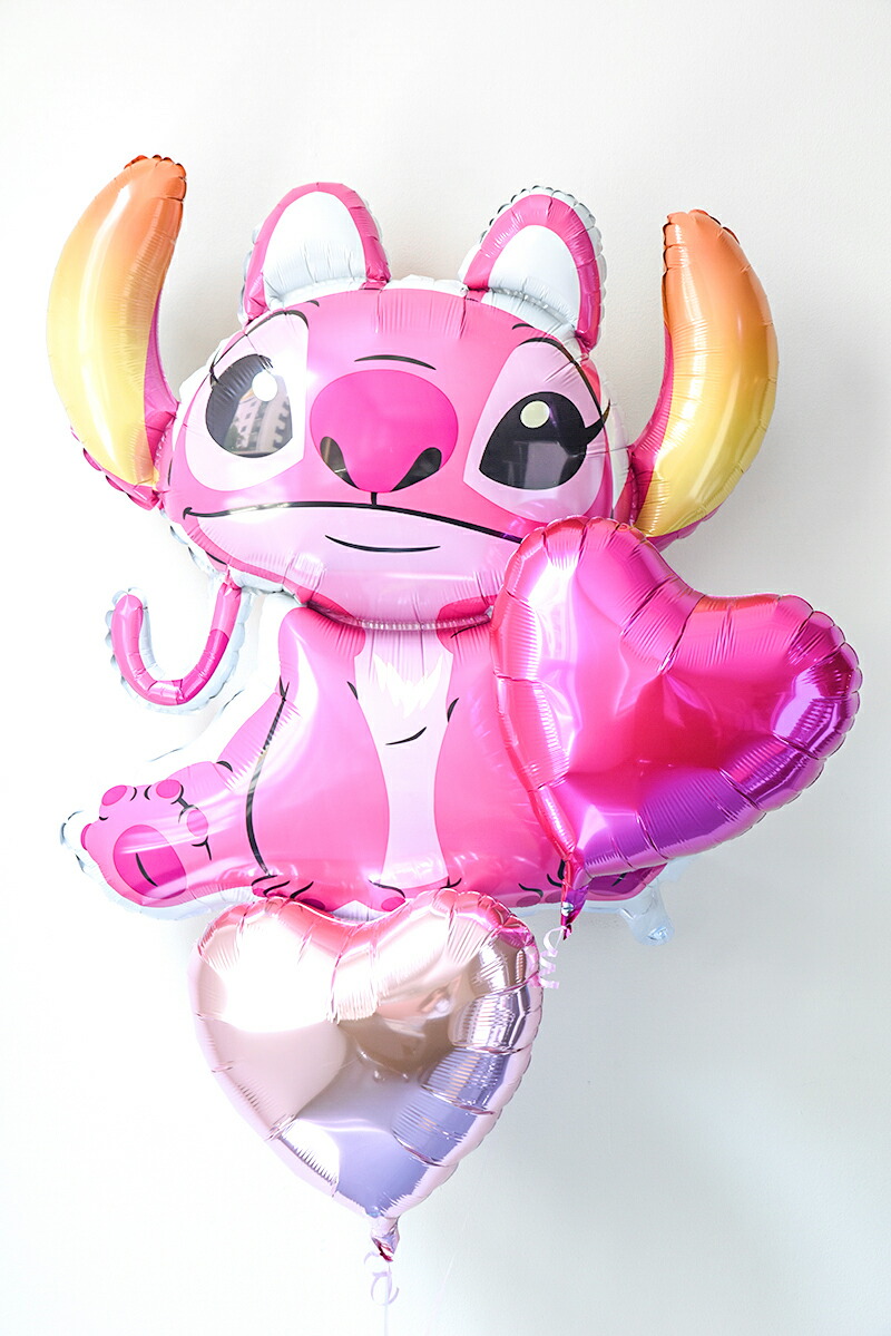 楽天市場】エンジェル バルーン ハート 2個付き ブーケ ヘリウムガス