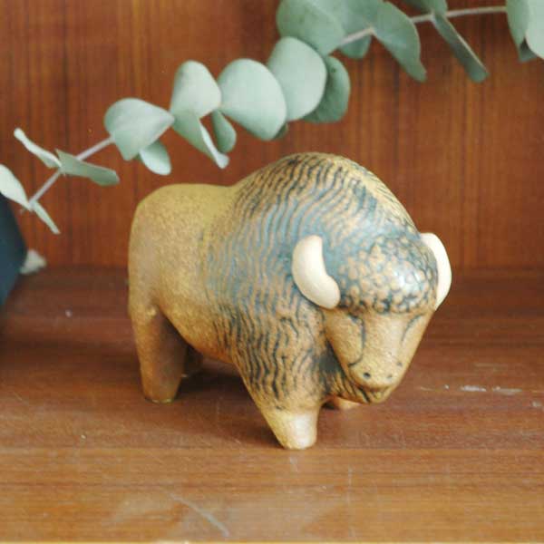 楽天市場】Lisa Larson リサ ラーソン Bison バイソン 北欧オブジェ