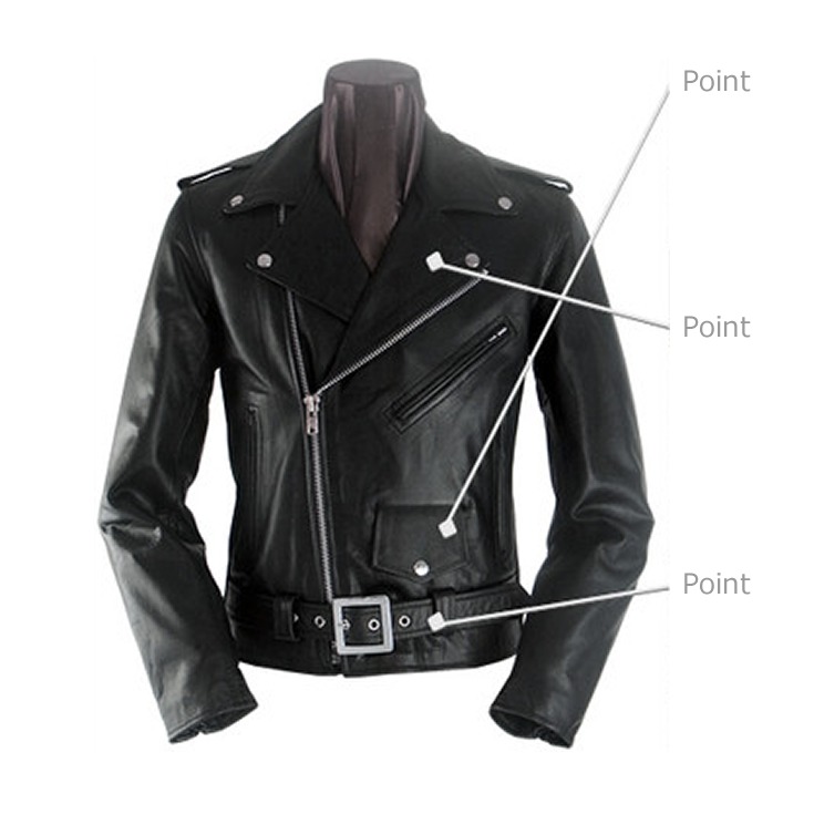 楽天市場】Horn Works 本革 ダブルライダースジャケット メンズ ホーン