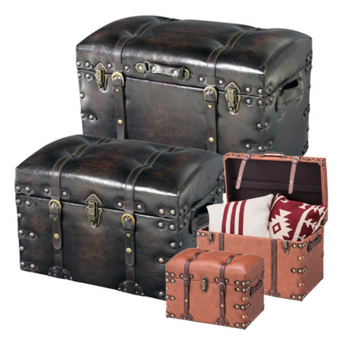 ✨送料無料✨ アンティーク スツール ボックス 収納ボックス クロコ型