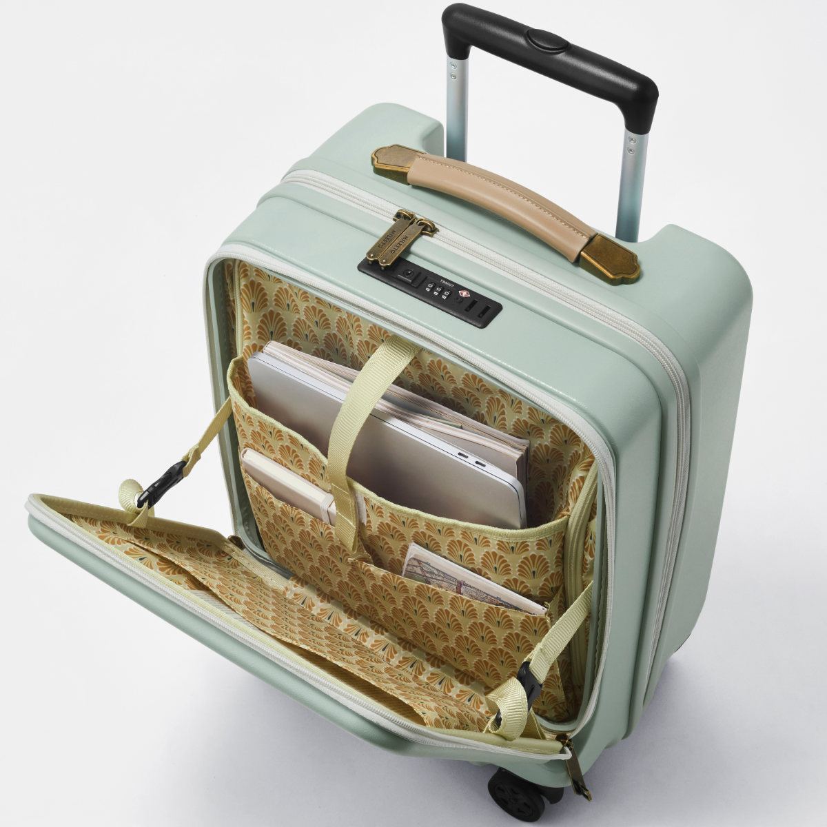 楽天市場】MILESTO キャリーケース キャビンサイズ フロントポケット