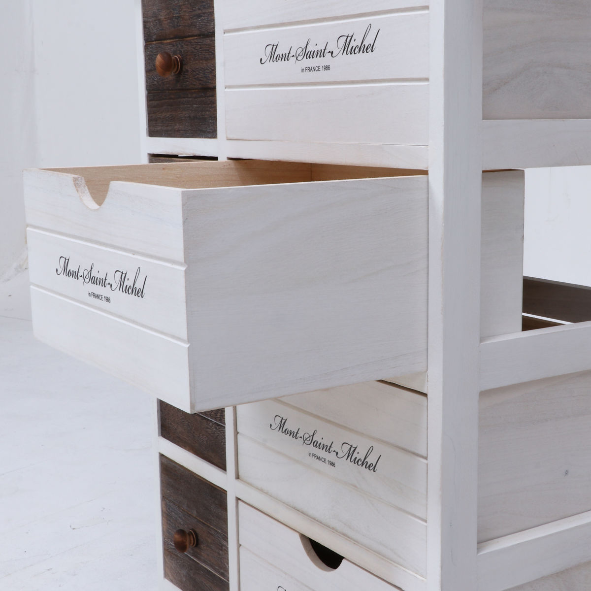 楽天市場】チェスト 幅52cm 2列4段 アンティーク調 （ 収納 棚