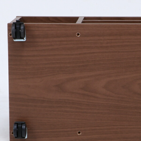 楽天市場】テレビ台 幅89cm キャスター付 木製 オープンラック