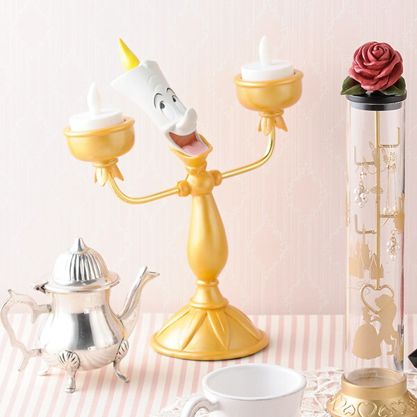 楽天市場】ライト 電気 卓上 美女と野獣 ルミエール ディズニー