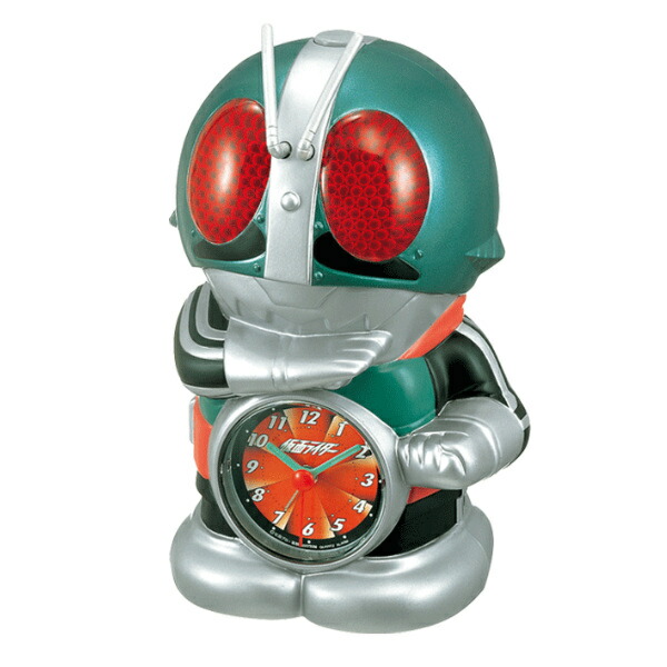 楽天市場】目覚まし時計 仮面ライダー （ 送料無料 立体おしゃべり時計