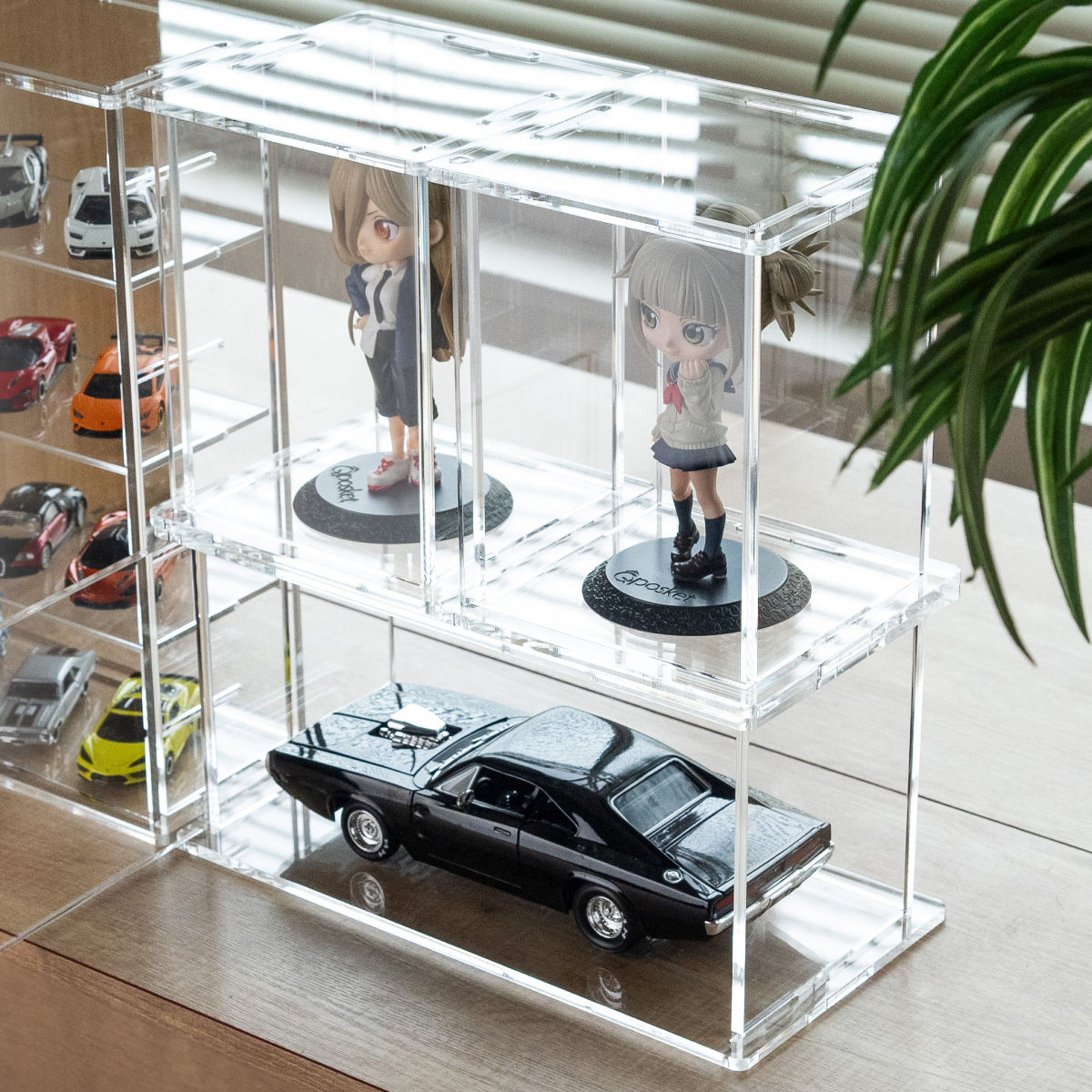 ミニチュアバス多数26台 ケース展示品【美品】