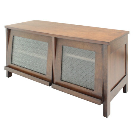 楽天市場】テレビ台 AVボード アンティーク風 フラップガラス扉付き