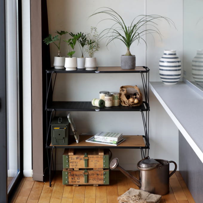 No.8 ソロテーブル アイアンミニテーブル ツイストハンガー付