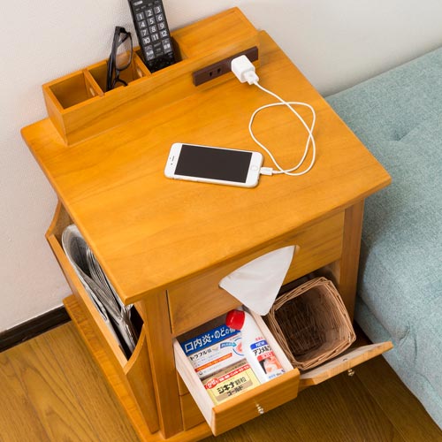 楽天市場】【本日ポイント5倍】ナイトワゴン 64837 ナイトテーブル