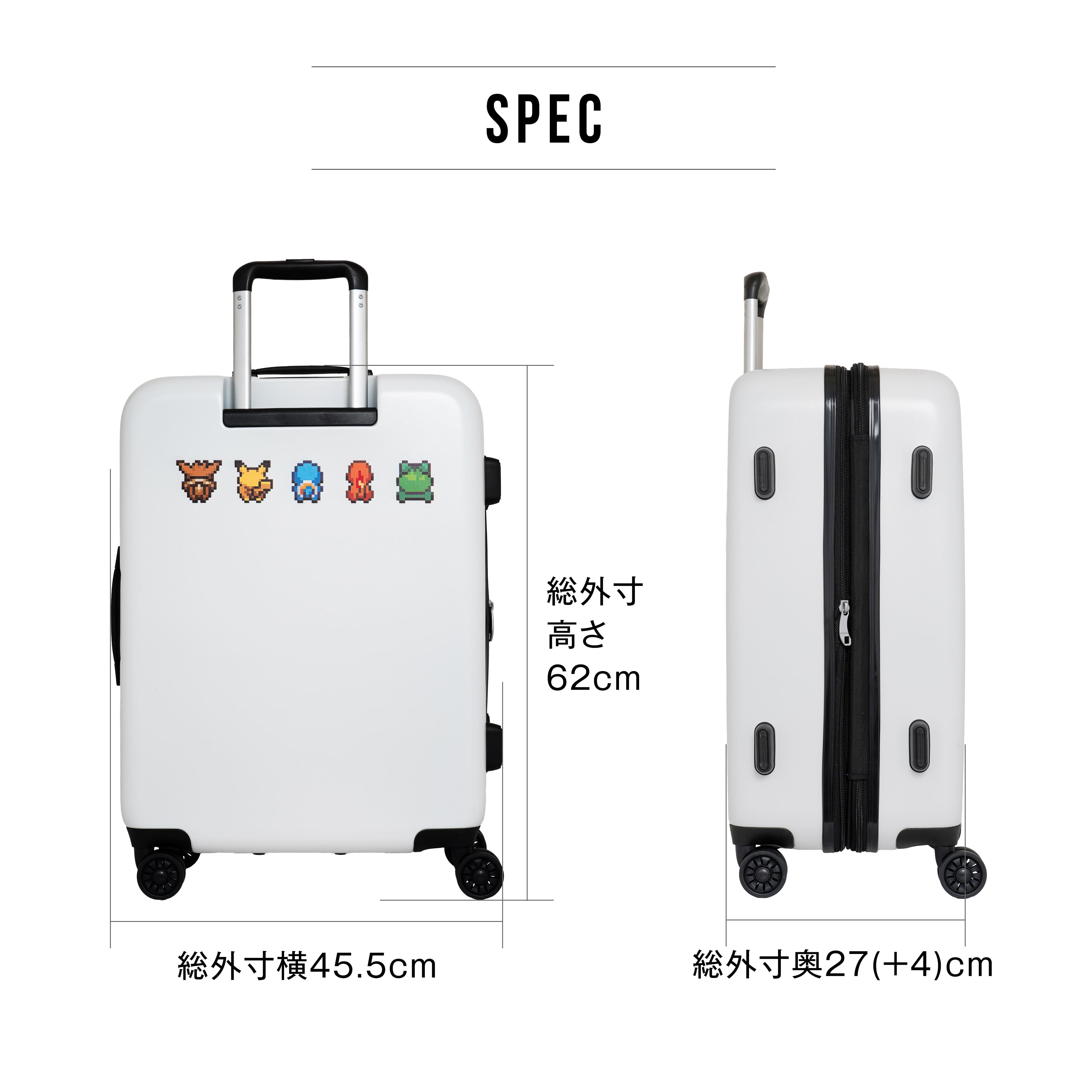 楽天市場】POKEMON スーツケース キャリーケース キャリーバッグ 人気