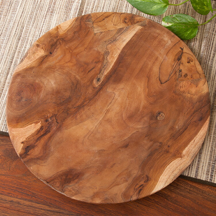 楽天市場】【最大1万円OFFクーポン】ラウンドトレイ 35cm 木製