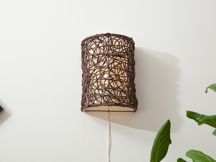 楽天市場】【最大1万円OFFクーポン】アジアンランプ ラタン 壁掛け