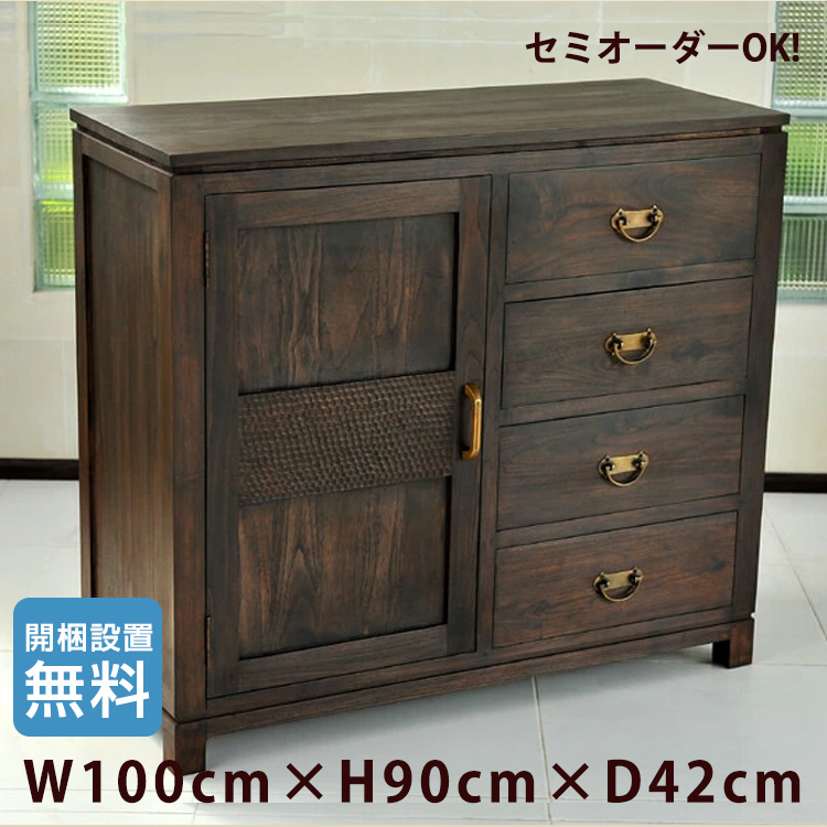 川*己様 ☆値下げ☆ バンブーキャビネット 飾り棚 家具 アジアン家具